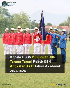 Kepala BSSN Kukuhkan Taruna Poltek SSN Angkatan Ke-23, Tantangan Dunia Siber Semakin Kompleks