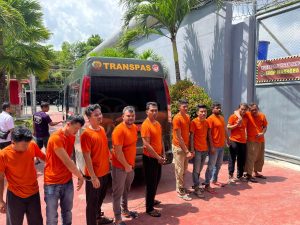 Penuh Pengawalan Ketat, Lapas Narkotika Tanjungpinang Terima 10 Narapidana Pindahan dari Rutan Tanjungpinang