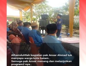 Calon Gubernur Pilkada 2024, Ansar Ahmad, Sapa Warga Batam dengan Lagu “Tum Hi Ho”