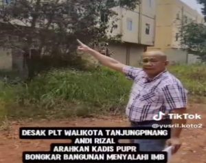 Pelanggaran Ruko di Jl WR Supratman: SP 1 dan SP 2 Terbit Jauh, Kapan SP 3? Yusril Koto: Kuat Dugaan Kongkalikong Pemkot Tanjungpinang
