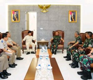 Panglima TNI Terima Kunjungan Menteri ATR/BPN: Pererat Sinergi untuk Indonesia Sejahtera