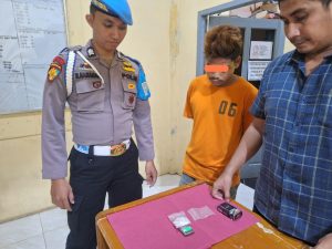 Personel Polsek Tambusai Utara Tangkap Pengedar Sabu 6,73 Gram di Perkebunan Warga