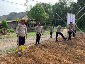 Polres Bintan Dukung Ketahanan Pangan Nasional Melalui Penanaman Komoditas di Kabupaten Bintan