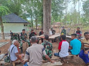 Satgas Pamtas RI-RDTL Yonarhanud 15/DBY Mediasi Konflik Warga Indonesia-Timor Leste Akibat Hewan Ternak