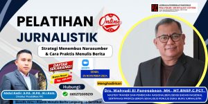 Pendaftaran Pelatihan Jurnalistik Online Diperpanjang, Kesempatan Terbuka untuk Belajar Langsung dari Ahli