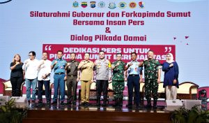 Pangdam I/BB Hadiri Dialog Pilkada Damai Bersama Gubernur, Forkopimda Sumut dan Insan Pers