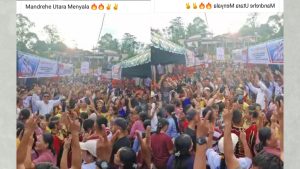 Mandrehe Utara Menyala! Paslon Nomor 2 Khenoki-Sabahati Usung Visi ‘Nias Barat Hebat’