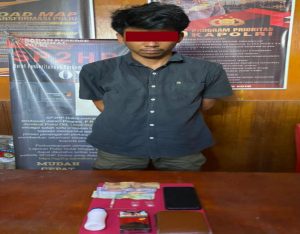 Asyik Konsumsi Sabu di Kebun Sawit, Warga Rokan IV Koto Diamankan Polsek Rokan IV Koto