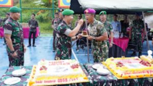 HUT ke-79 Korps Marinir TNI AL, Kodam I/BB Berikan Ucapan Selamat di Belawan dan Langkat