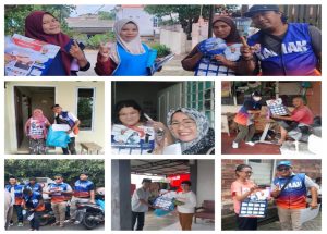 Door to Door: Relawan Ramah Sosialisasikan Visi-Misi Paslon Nomor 1 di Tanjungpinang