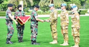 Kasum TNI Pimpin Upacara Penyambutan Satgas Kizi TNI Konga XXXVII-J MINUSCA, Apresiasi Prestasi di Afrika Tengah