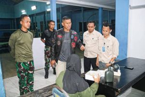 Danyonif 4 Marinir Dampingi Danbrigif 1 Marinir Tinjau Pelatihan Mahasiswa Politeknik Citra Widya Edukasi 2024