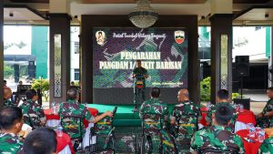 Pangdam I/BB Awali Tugas dengan Entry Briefing dan Pengarahan kepada Prajurit
