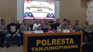 Polresta Tanjungpinang Gelar Konferensi Pers Akhir Tahun 2024: Soroti Peningkatan Kinerja dan Prestasi
