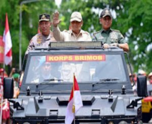 Panglima TNI Hadiri Apel Kasatwil Polri 2024 yang Dibuka Presiden Prabowo Subianto