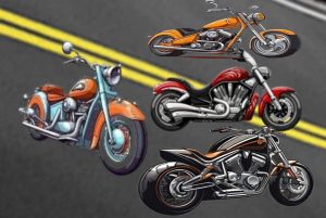 Konvoi Moge di Jalan DI Panjaitan Tanjungpinang, Dikawal Polantas, Memukau Warga