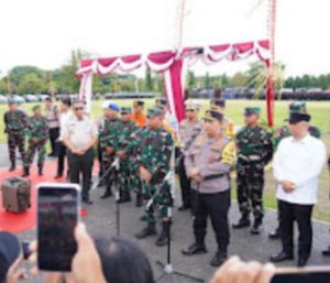 Panglima TNI dan Kapolri Pimpin Apel Gelar Pasukan Operasi Lilin 2024