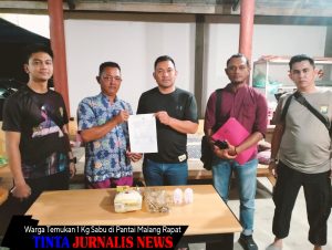 Warga Temukan 1 Kg Sabu Terdampar di Pantai Malang Rapat, Satresnarkoba Polres Bintan Amankan dan Lakukan Penyelidikan