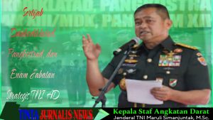 Kasad Pimpin Sertijab Dankodiklatad, Pangkostrad, dan Enam Jabatan Strategis TNI AD