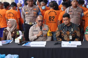 Polrestabes Medan Ungkap 45 Kasus Narkoba Sepanjang Januari 2025