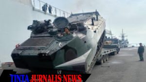 Ranpur Yonranratfib 2 Marinir Embarkasi ke KRI Makassar-590, Dukung Lattek Wira Jala Yudha 2025