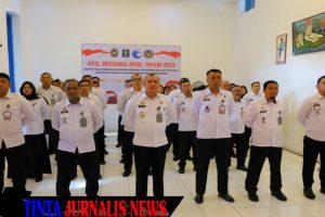 Kepala Rutan Tanjungpinang Ikuti Apel Virtual Awal Tahun Kemenko Hukum dan HAM