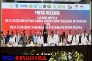 Keberhasilan Desk Koordinasi Pencegahan Korupsi dan Perbaikan Tata Kelola Selamatkan Kerugian Negara Rp 6,7 Triliun