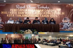KPU Tetapkan Lis-Raja Jadi Wali Kota dan Wakil Wali Kota Tanjungpinang Terpilih 2025-2030
