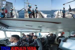 KRI Sultan Iskandar Muda-367 Tingkatkan Kesiapsiagaan di Zona Merah Internasional