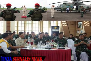 Menhan RI Tinjau Rencana Pembangunan Fasilitas Latihan Strategis di Pusdiklatpassus Kopassus