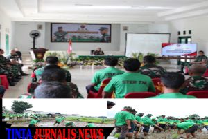 TNI Gelar Bimtek Ketahanan Pangan 2025: Targetkan Penanaman 100.000 Hektare Benih Unggul “Sinar Mentari”