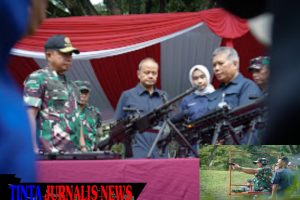 Panglima TNI Tinjau dan Uji Senjata Produk PT Pindad