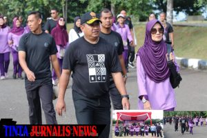 HUT ke-18 PMPP TNI: Olahraga Bersama Wujudkan Kebersamaan dan Keceriaan Keluarga Besar TNI