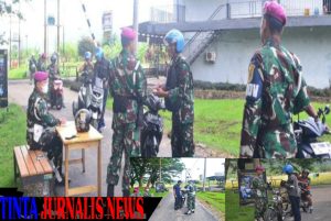 Tingkatkan Disiplin, Yonif 9 Marinir Gelar Operasi Penegakan Ketertiban