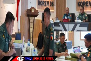 Kasrem 081/DSJ Sambut Baik Tim Audit Kinerja Itjen TNI