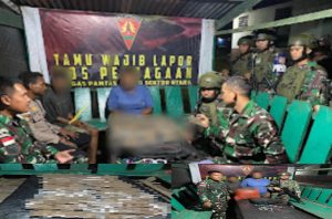 Satgas Pamtas Yonif 131/Brajasakti Gagalkan Penyelundupan 3,4 Kg Ganja di Perbatasan RI-PNG