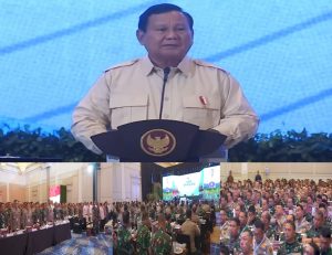 Rapim TNI-Polri 2025: Presiden Prabowo Tegaskan Pangkat dan Bintang di Pundak adalah Amanah Rakyat