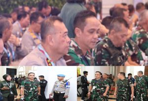 Pangkoops Udara II Ikuti Rapim TNI-Polri Tahun 2025
