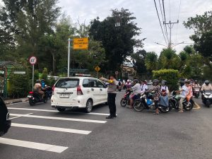 Polresta Tanjungpinang Respons Cepat Keluhan Warga, 121 Personel Diturunkan Atasi Kemacetan Pagi Hari