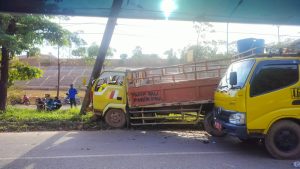 Truk Sampah Dinas Kebersihan Kecelakaan di Punggur, Polisi Selidiki Penyebabnya
