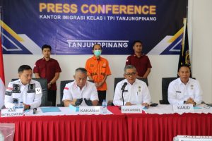 Imigrasi Tanjungpinang Tahan WNA China yang Masuk Secara Ilegal