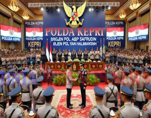 Brigjen Asep Safrudin Resmi Gantikan Irjen Yan Fitri Sebagai Kapolda Kepri