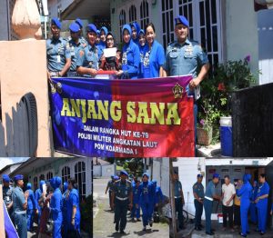 POM Koarmada I Gelar Anjangsana ke Purnawirawan dan Warakawuri Pomal Sambut HUT ke-79