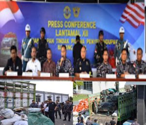 Sub Satgas TNI Gagalkan Penyelundupan 46 Ton Bawang Bombai Ilegal di Pelabuhan Dwikora