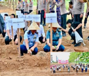 Kaskoopsud II Hadiri Launching Penguatan Program Pekarangan Pangan Lestari di Mapolda Sulsel