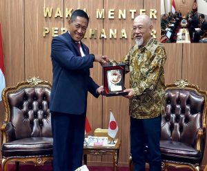 Wamenhan RI Terima Kunjungan Chairman The Nippon Foundation, Bahas Penguatan Kerja Sama Pertahanan dengan Jepang