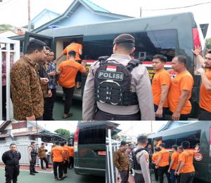20 Warga Binaan Rutan Tanjungpinang Dipindahkan ke Lapas Kelas IIA dan Lapas Narkotika