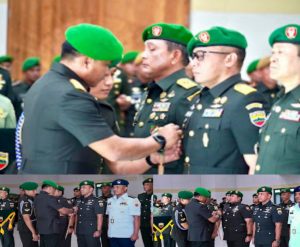 Pangdam I/BB Pimpin Sertijab Kasdam dan Pejabat Utama Kodam I/BB