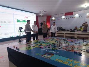 Deputi Kemenko Polhukam Pantau Keamanan Arus Mudik di Gerbang Tol Kalikangkung