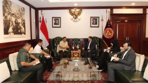 Menhan RI Terima Kunjungan Dubes Iran, Bahas Penguatan Kerja Sama Pertahanan